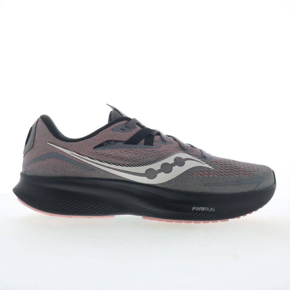 Saucony Womens Ride 15 Gray Shoes (NWT)